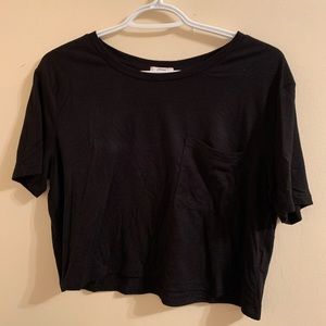Black ardene croptop
